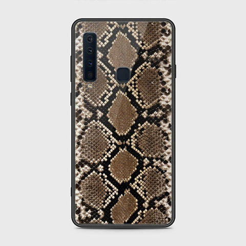 Samsung Galaxy A9 2018 Cover - Printed Skins Series - HQ Ultra Shine Premium Infinity Glass Soft Silicon Borders Case