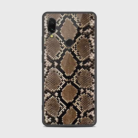 Xiaomi Redmi 7 Cover - Printed Skins Series - HQ Ultra Shine Premium Infinity Glass Soft Silicon Borders Case