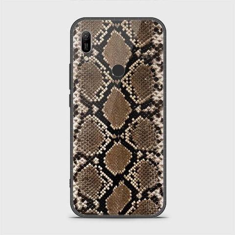 Huawei Y6s 2019 Cover - Printed Skins Series - HQ Ultra Shine Premium Infinity Glass Soft Silicon Borders Case