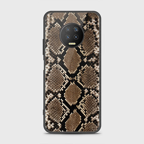 Infinix Note 7 Cover- Printed Skins Series - HQ Ultra Shine Premium Infinity Glass Soft Silicon Borders Case