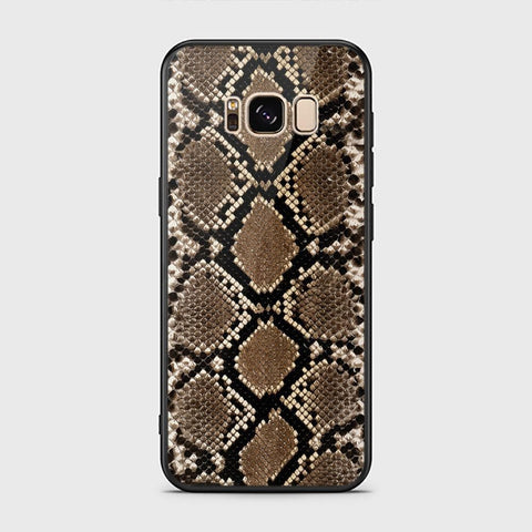 Samsung Galaxy S8 Cover - Printed Skins Series - HQ Ultra Shine Premium Infinity Glass Soft Silicon Borders Case