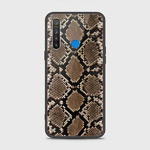 Realme 5i Cover - Printed Skins Series - HQ Ultra Shine Premium Infinity Glass Soft Silicon Borders Case