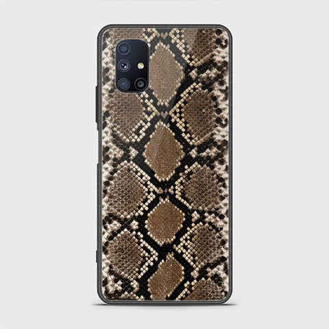 Samsung Galaxy M51 Cover - Printed Skins Series - HQ Ultra Shine Premium Infinity Glass Soft Silicon Borders Case
