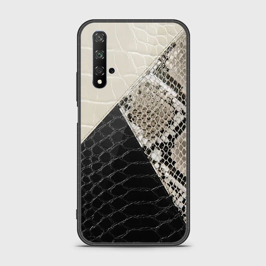 Honor 20 Cover - Printed Skins Series - HQ Ultra Shine Premium Infinity Glass Soft Silicon Borders Case