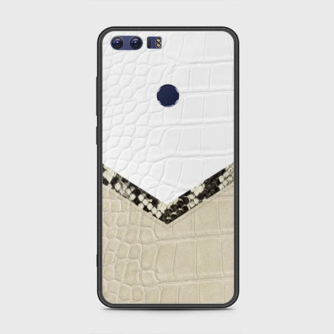 Huawei Honor 8 Cover - Printed Skins Series - HQ Ultra Shine Premium Infinity Glass Soft Silicon Borders Case