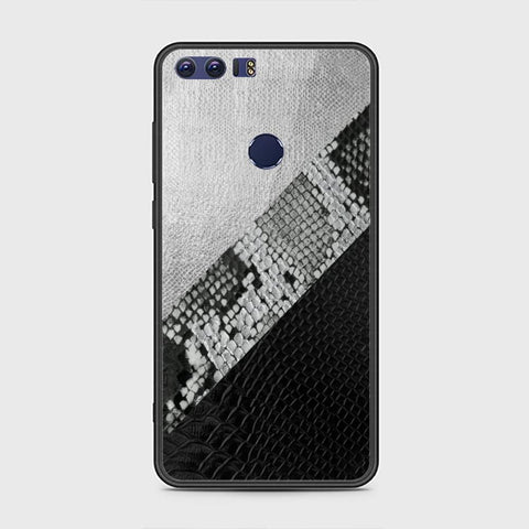 Huawei Honor 8 Cover - Printed Skins Series - HQ Ultra Shine Premium Infinity Glass Soft Silicon Borders Case