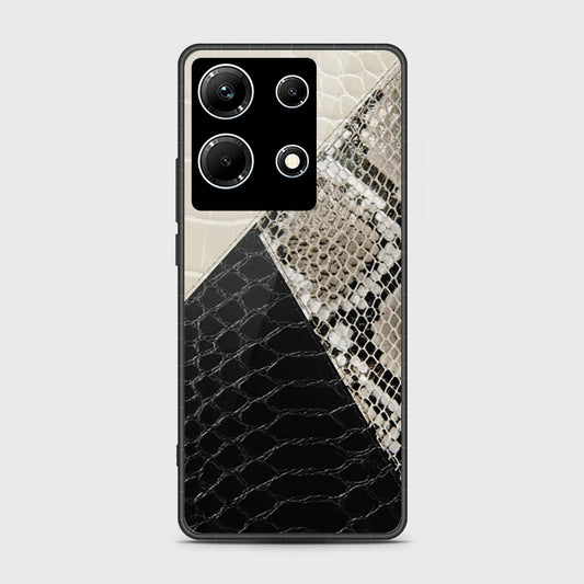 Infinix Note 30 Pro Cover- Printed Skins Series - HQ Ultra Shine Premium Infinity Glass Soft Silicon Borders Case