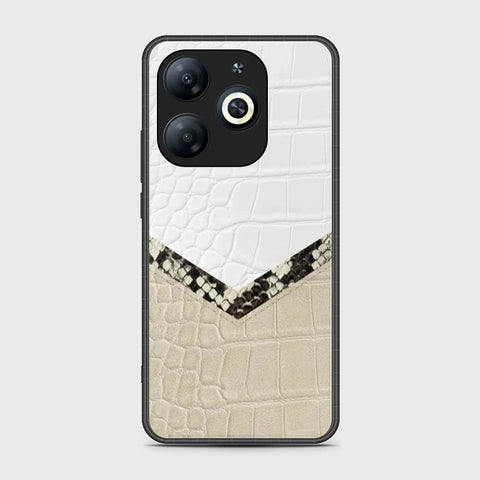 Infinix Smart 8 Pro Cover- Printed Skins Series - HQ Ultra Shine Premium Infinity Glass Soft Silicon Borders Case