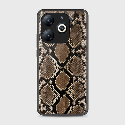 Infinix Smart 8 Pro Cover- Printed Skins Series - HQ Ultra Shine Premium Infinity Glass Soft Silicon Borders Case