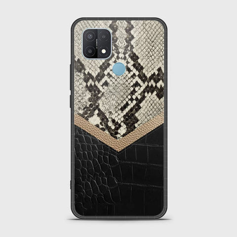 Oppo A15s Cover- Printed Skins Series - HQ Ultra Shine Premium Infinity Glass Soft Silicon Borders Case