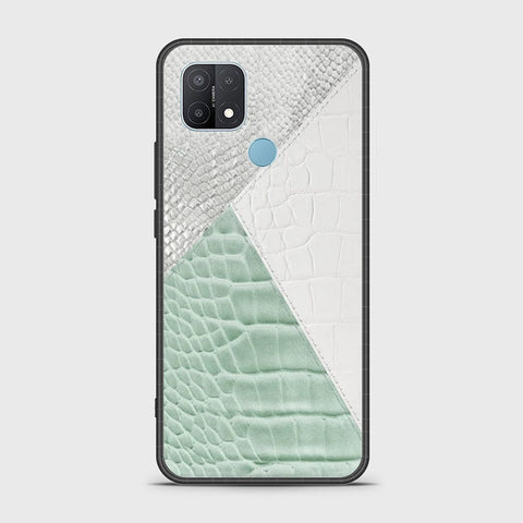 Oppo A35 Cover- Printed Skins Series - HQ Ultra Shine Premium Infinity Glass Soft Silicon Borders Case