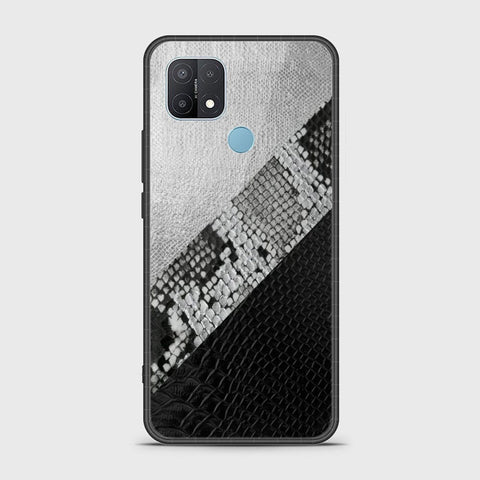 Oppo A15 Cover- Printed Skins Series - HQ Ultra Shine Premium Infinity Glass Soft Silicon Borders Case