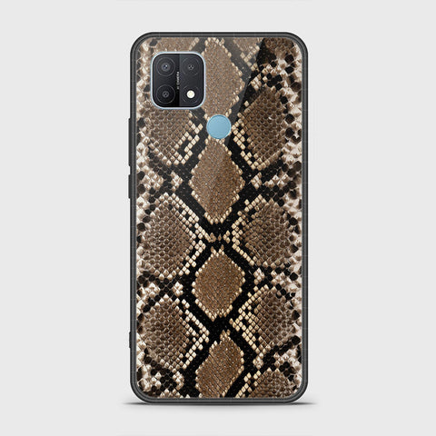 Oppo A35 Cover- Printed Skins Series - HQ Ultra Shine Premium Infinity Glass Soft Silicon Borders Case