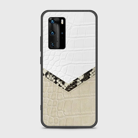 Huawei P40 Pro Cover- Printed Skins Series - HQ Ultra Shine Premium Infinity Glass Soft Silicon Borders Case