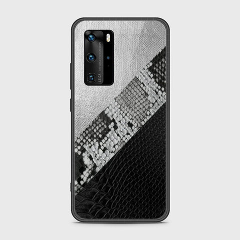 Huawei P40 Pro Cover- Printed Skins Series - HQ Ultra Shine Premium Infinity Glass Soft Silicon Borders Case