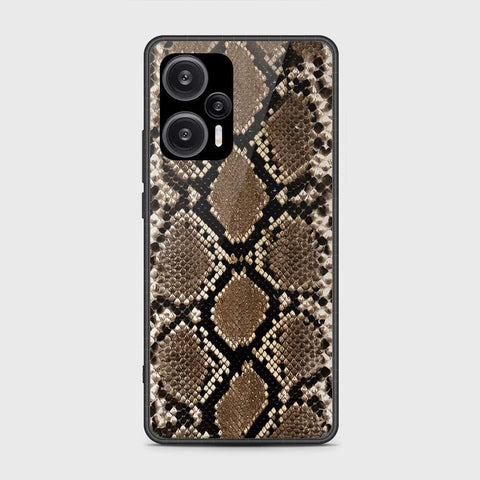 Xiaomi Poco F5  Cover- Printed Skins Series - HQ Ultra Shine Premium Infinity Glass Soft Silicon Borders Case