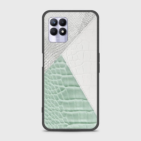 Realme 8i Cover - Printed Skins Series - HQ Ultra Shine Premium Infinity Glass Soft Silicon Borders Case