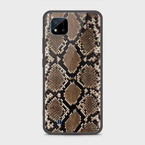 Realme Narzo 50i Cover- Printed Skins Series - HQ Ultra Shine Premium Infinity Glass Soft Silicon Borders Case