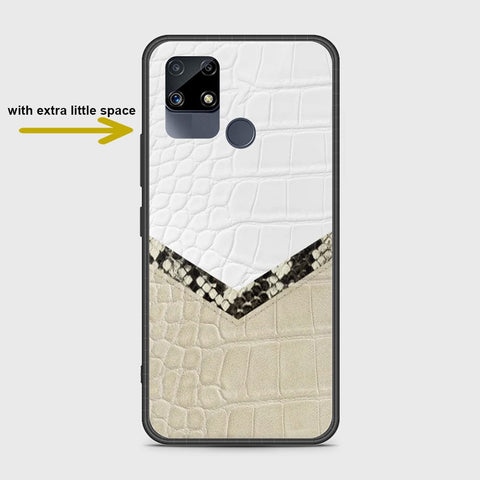 Realme C12 Cover- Printed Skins Series - HQ Ultra Shine Premium Infinity Glass Soft Silicon Borders Case