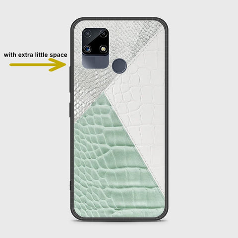 Realme Narzo 30A Cover- Printed Skins Series - HQ Ultra Shine Premium Infinity Glass Soft Silicon Borders Case