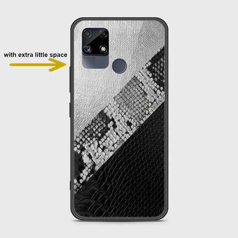 Realme C15 Cover- Printed Skins Series - HQ Ultra Shine Premium Infinity Glass Soft Silicon Borders Case