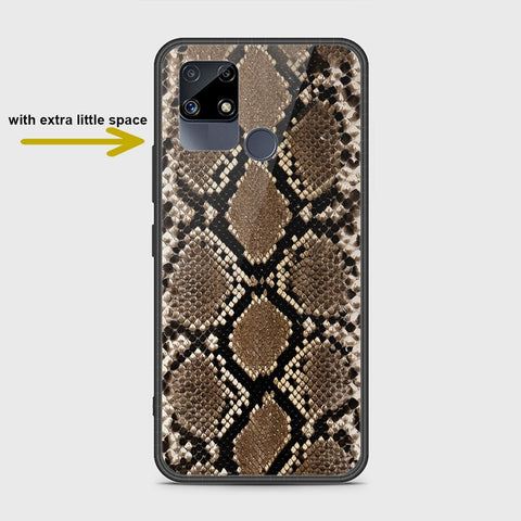 Realme C15 Cover- Printed Skins Series - HQ Ultra Shine Premium Infinity Glass Soft Silicon Borders Case