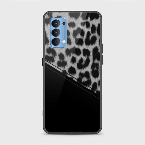 Oppo Reno 4 Cover - Printed Skins Series - HQ Ultra Shine Premium Infinity Glass Soft Silicon Borders Case