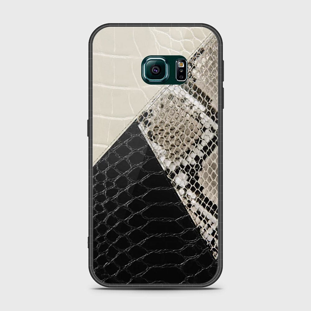 Samsung Galaxy S6 Edge Plus Cover- Printed Skins Series - HQ Ultra Shine Premium Infinity Glass Soft Silicon Borders Case