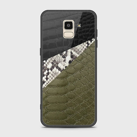 Samsung Galaxy J6 2018 Cover - Printed Skins Series - HQ Ultra Shine Premium Infinity Glass Soft Silicon Borders Case