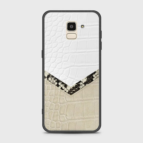 Samsung Galaxy J6 2018 Cover - Printed Skins Series - HQ Ultra Shine Premium Infinity Glass Soft Silicon Borders Case