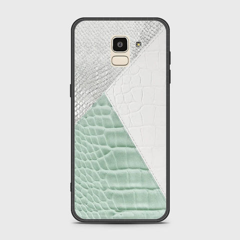 Samsung Galaxy J6 2018 Cover - Printed Skins Series - HQ Ultra Shine Premium Infinity Glass Soft Silicon Borders Case