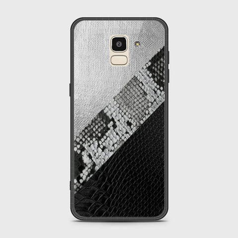 Samsung Galaxy J6 2018 Cover - Printed Skins Series - HQ Ultra Shine Premium Infinity Glass Soft Silicon Borders Case
