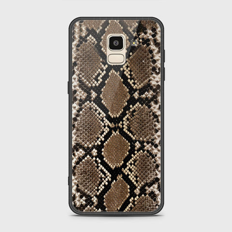 Samsung Galaxy J6 2018 Cover - Printed Skins Series - HQ Ultra Shine Premium Infinity Glass Soft Silicon Borders Case