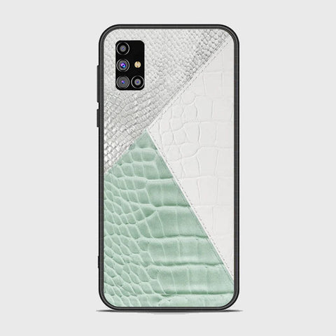 Samsung Galaxy M31s Cover - Printed Skins Series - HQ Ultra Shine Premium Infinity Glass Soft Silicon Borders Case