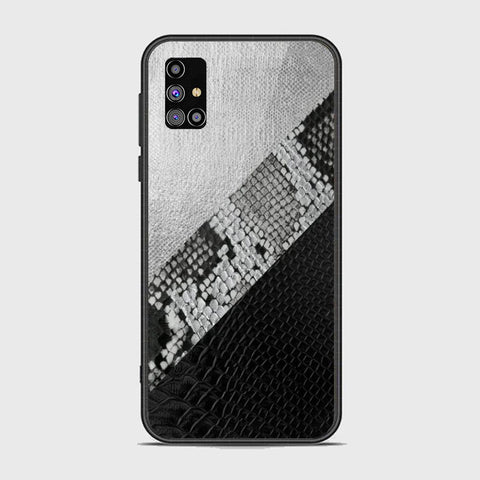 Samsung Galaxy M31s Cover - Printed Skins Series - HQ Ultra Shine Premium Infinity Glass Soft Silicon Borders Case