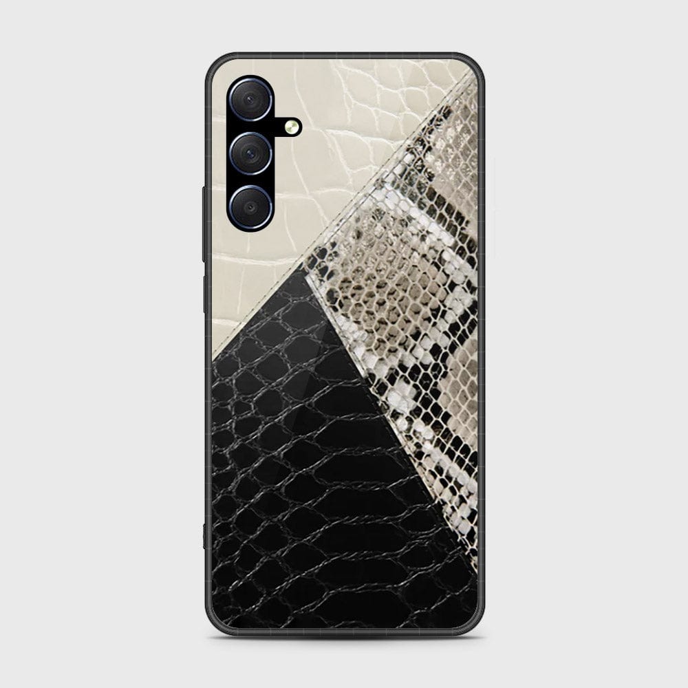 Samsung Galaxy M54 Cover- Printed Skins Series - HQ Ultra Shine Premium Infinity Glass Soft Silicon Borders Case