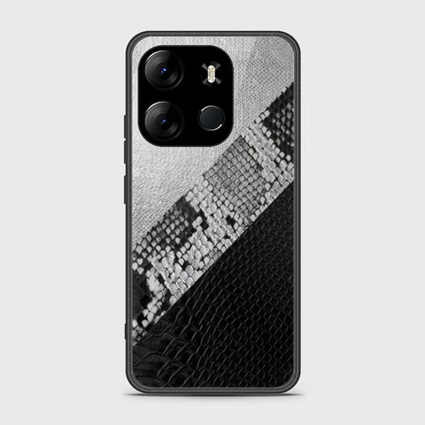 Infinix Smart 7 Cover- Printed Skins Series - HQ Ultra Shine Premium Infinity Glass Soft Silicon Borders Case