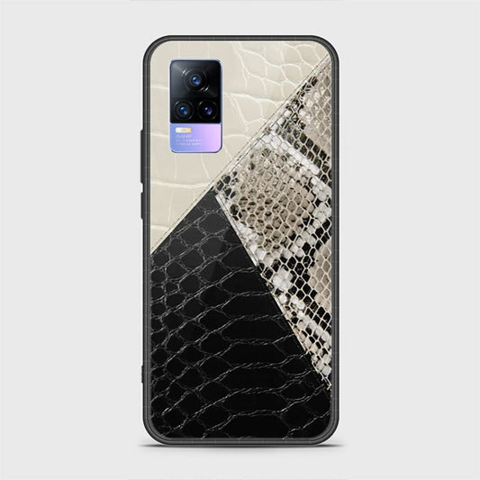 Vivo Y73 Cover - Printed Skins Series - HQ Ultra Shine Premium Infinity Glass Soft Silicon Borders Case