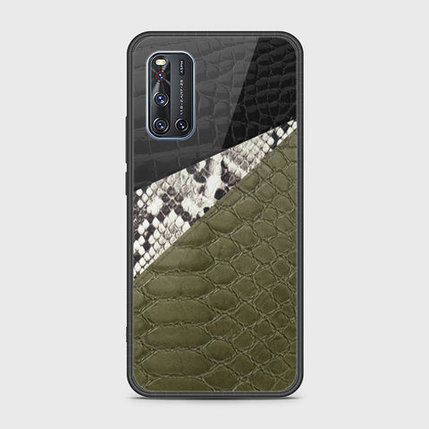 Vivo V19 Cover- Printed Skins Series - HQ Ultra Shine Premium Infinity Glass Soft Silicon Borders Case