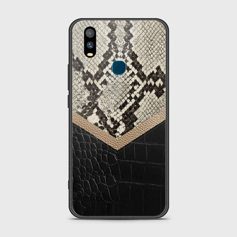 Vivo Y11 2019 Cover- Printed Skins Series - HQ Ultra Shine Premium Infinity Glass Soft Silicon Borders Case