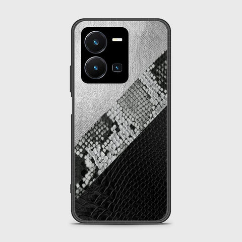 Vivo Y35 4G Cover- Printed Skins Series - HQ Ultra Shine Premium Infinity Glass Soft Silicon Borders Case