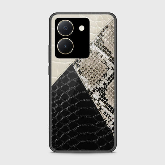 Vivo Y36 4G Cover- Printed Skins Series - HQ Ultra Shine Premium Infinity Glass Soft Silicon Borders Case