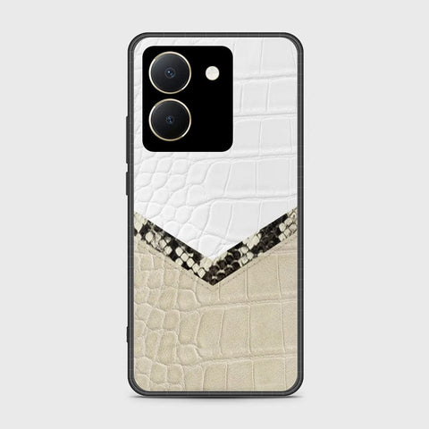 Vivo Y27s Cover- Printed Skins Series - HQ Ultra Shine Premium Infinity Glass Soft Silicon Borders Case