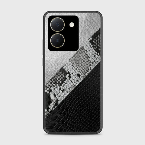 Vivo Y27s Cover- Printed Skins Series - HQ Ultra Shine Premium Infinity Glass Soft Silicon Borders Case