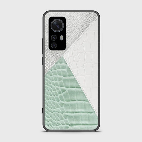 Xiaomi 12 Cover- Printed Skins Series - HQ Ultra Shine Premium Infinity Glass Soft Silicon Borders Case