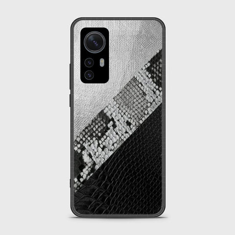 Xiaomi 12 Cover- Printed Skins Series - HQ Ultra Shine Premium Infinity Glass Soft Silicon Borders Case