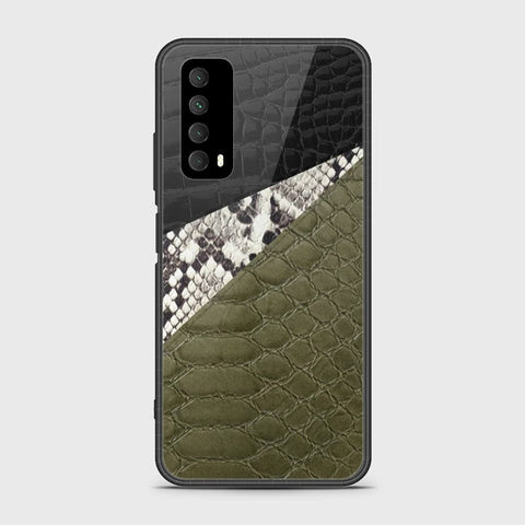 Huawei Y7a Cover- Printed Skins Series - HQ Ultra Shine Premium Infinity Glass Soft Silicon Borders Case