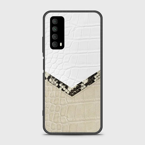 Huawei Psmart 2021 Cover- Printed Skins Series - HQ Ultra Shine Premium Infinity Glass Soft Silicon Borders Case