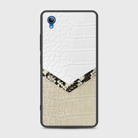 Vivo Y91C Cover - Printed Skins Series - HQ Ultra Shine Premium Infinity Glass Soft Silicon Borders Case