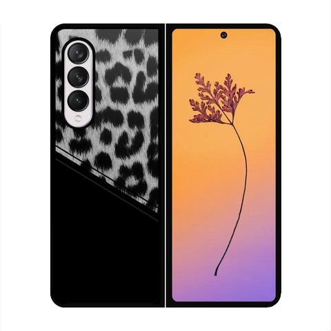 Samsung Galaxy Z Fold 4 5G Cover - Printed Skins Series - HQ Premium Shine Durable Shatterproof Case - Soft Silicon Borders